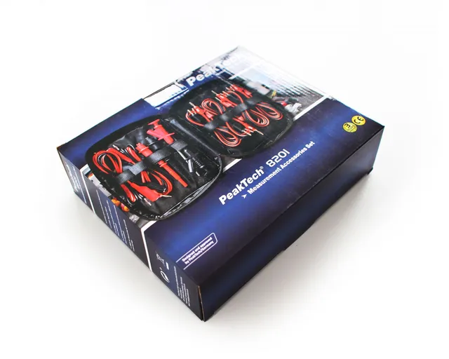 PeakTech® P 8201» Måletilbehørsett med 4 mm plugger 