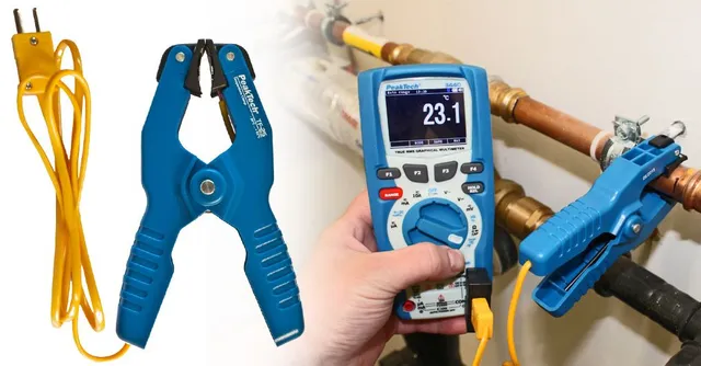 PeakTech® P TF-25» Temperaturmålerklemme -20 °C … + 200 °C 