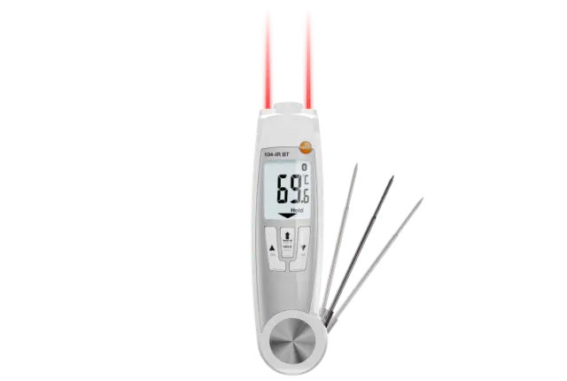 testo 104-IR BT – IR/plug-in termometer med app-tilkobling 