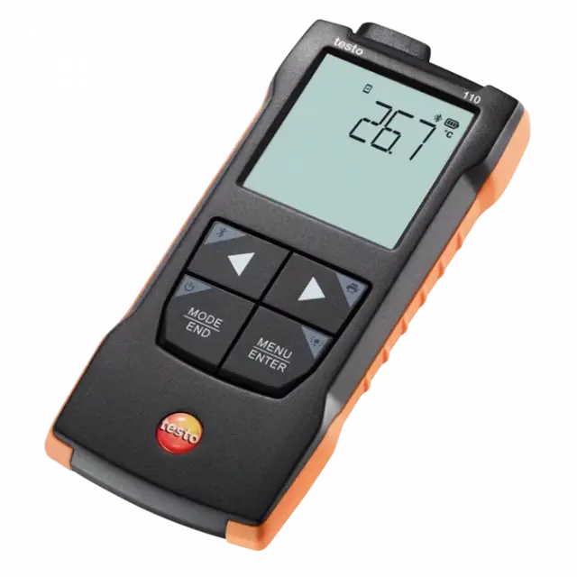 Testo 110 – NTC og robust temperaturluftføler (Pt100) 