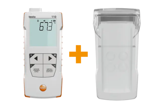testo 110 BT Nøyaktig næringsmiddel termometer med app-tilkobling 