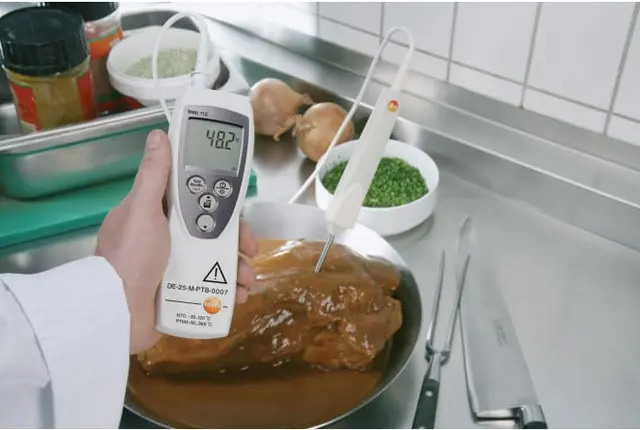 TESTO 112, NØYAKTIG 1 KANALS TEMPERATURMÅLER 