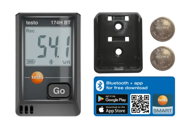 testo 174 H BT datalogger med Bluetooth 