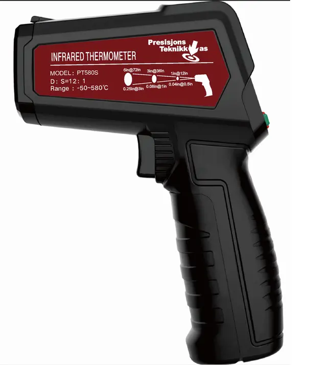 IR-termometer -50 ... +580°C 
