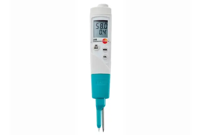 TESTO 206 pH 2 MÅLERSETT MED KOFFERT OG BUFFER 4 OG 7 