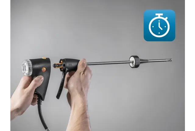 testo 300 NEXT LEVEL kit 2 med skriver: Røykgassanalysator 