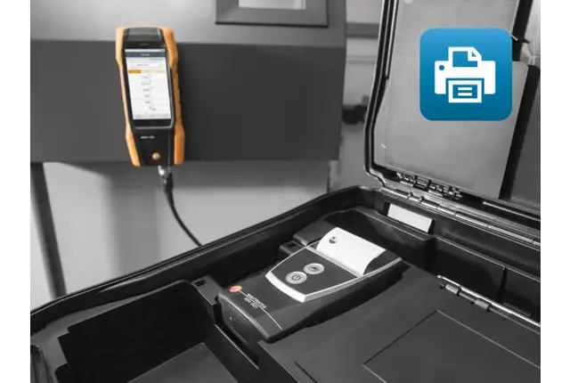 testo 300 NEXT LEVEL kit 2 med skriver: Røykgassanalysator 