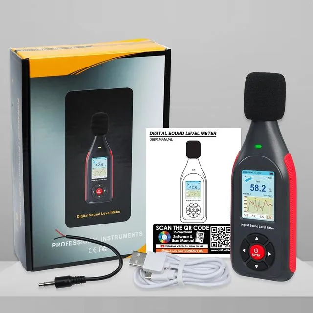 Lydnivåmåler 30-130dB 