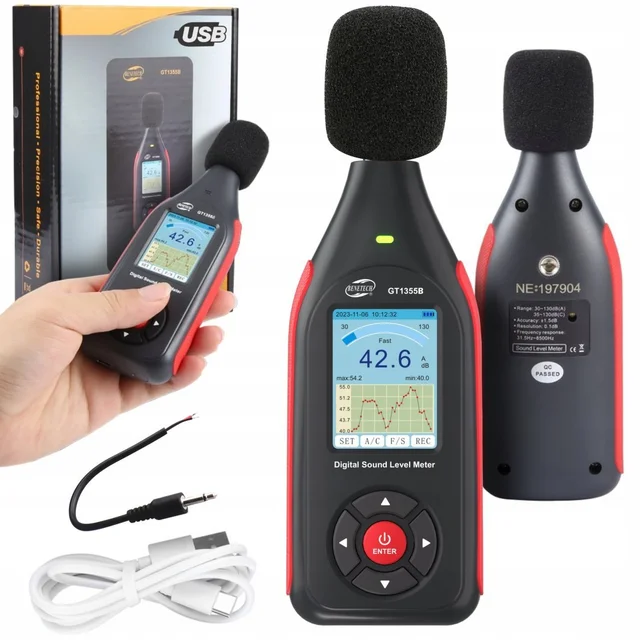 Lydnivåmåler 30-130dB 