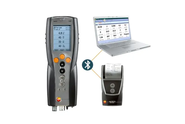 TESTO 340 GASSANALYSATOR M/O2 CELLE 