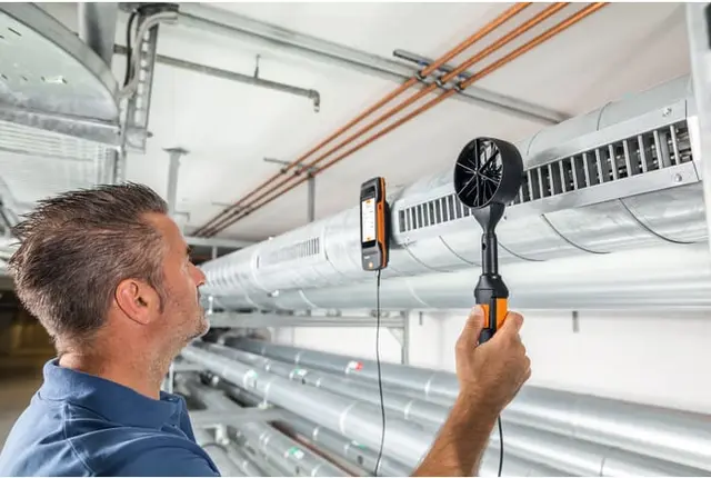 testo 400 air flow kit with 16mm vane probe 