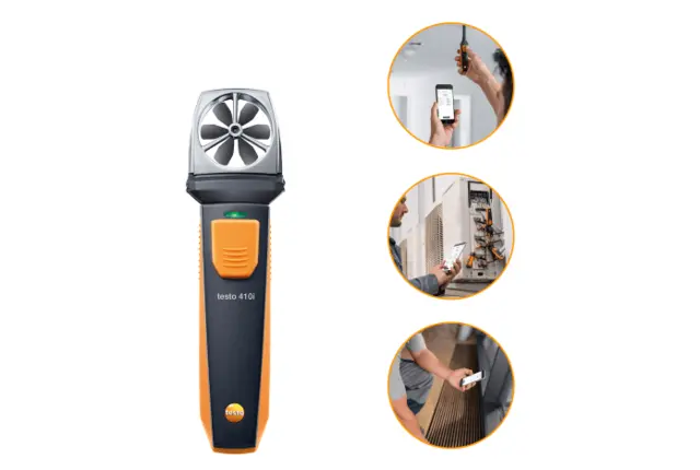 TESTO 410i VINGEHJULS ANAMOMETER FOR SMARTTELEFON 