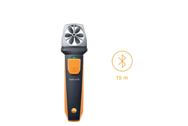 TESTO 410i VINGEHJULS ANAMOMETER FOR SMARTTELEFON 