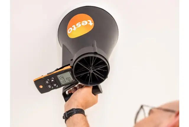 testo 417 -Sett 1 med trakter. 