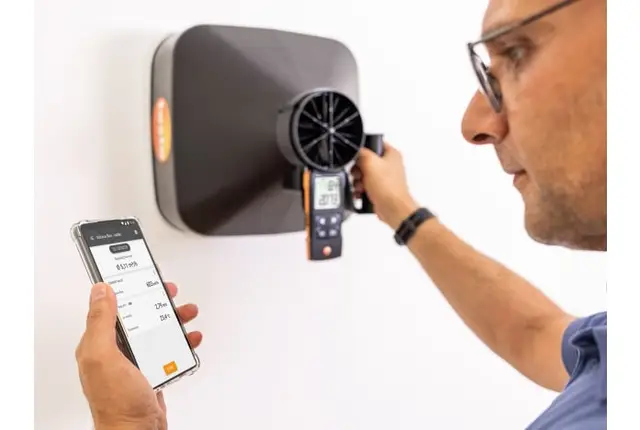 testo 417 -Sett 1 med trakter. 