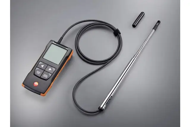 testo 425 - Digital instrument med hetetrådsføler 
