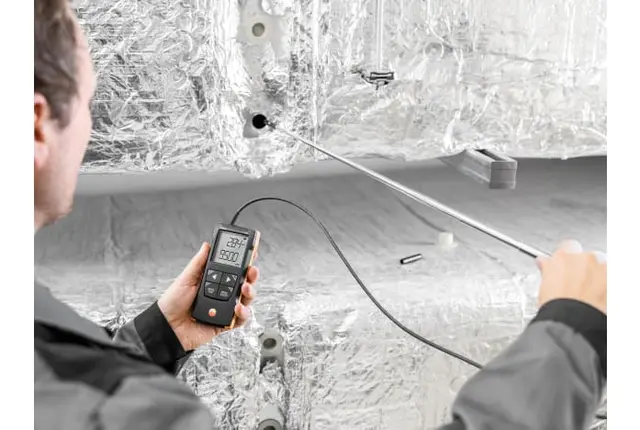 testo 425 - Digital instrument med hetetrådsføler 