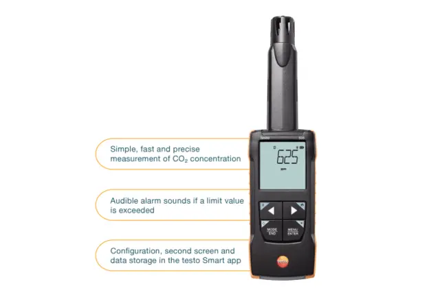 testo 535 Digital CO2 måler 