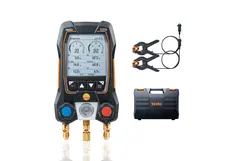 testo 550s Basic sett digital manifold med kabelklemmer