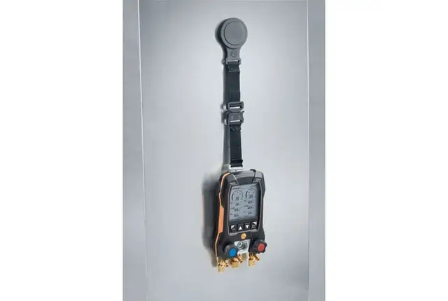 testo 550s Basic sett digital manifold med kabelklemmer 