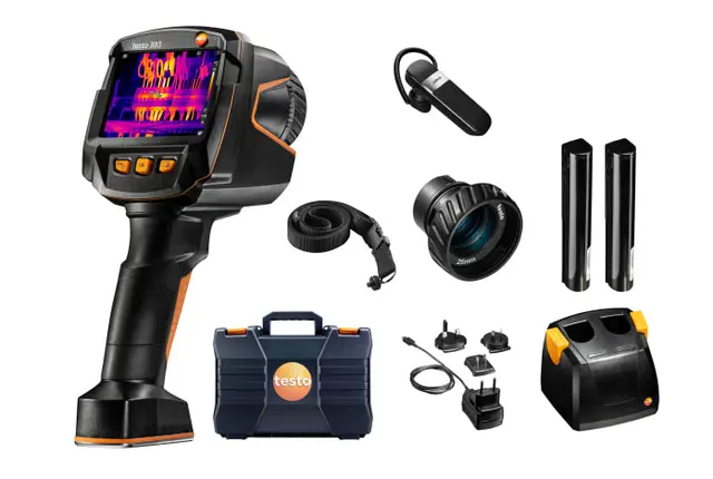 testo 883-2 Målsett for vidvinkel og teleobjektiv pluss tilbehør 