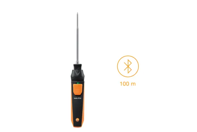 Testo 915i med nedypping/innstikk føler 