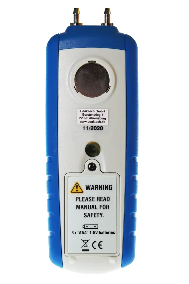 PeakTech P 5144» Differansetrykkmåler 0...200 mbar med USB 
