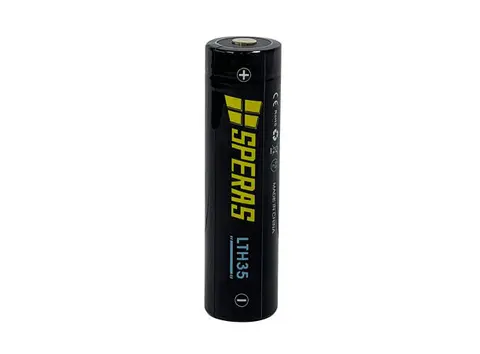 Speras 18650 Li-ion oppladbart batteri 3500mAh / 18650 for lav temp! 