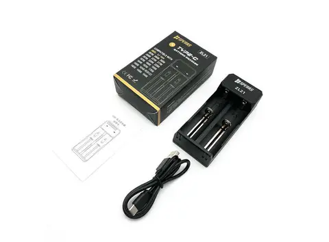 Speras Lader for 2 batterier TYPE-C ladekontakt 