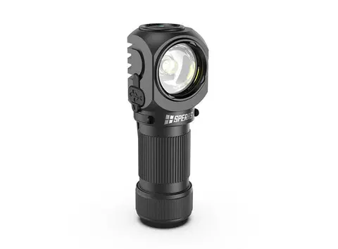 Speras SH16 lett hode/lomme/arbeidslykt 1650lm / 355 meter kastelengde 