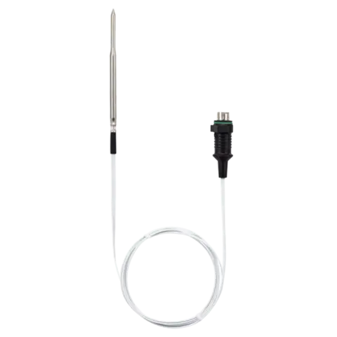 Innstikksføler Pt100 med 2,4 M båndkabel 