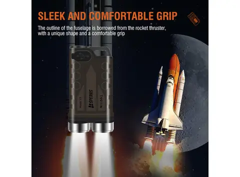 Speras V3 lommelykt/varsellys 900lm / 100 meter kastelengde 