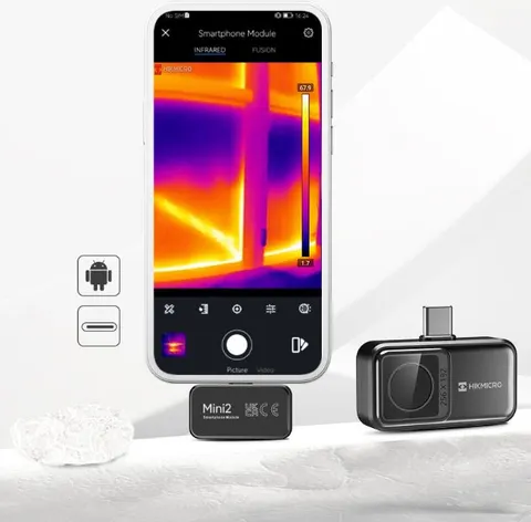Termografikamera Hikmicro Mini2 V1 256×192 piksler, 50°×37.5° 