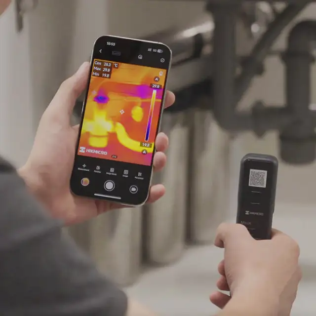 Termografikamera Hikmicro MiniX 256x192 piksler, FoV 37.5°×50° 