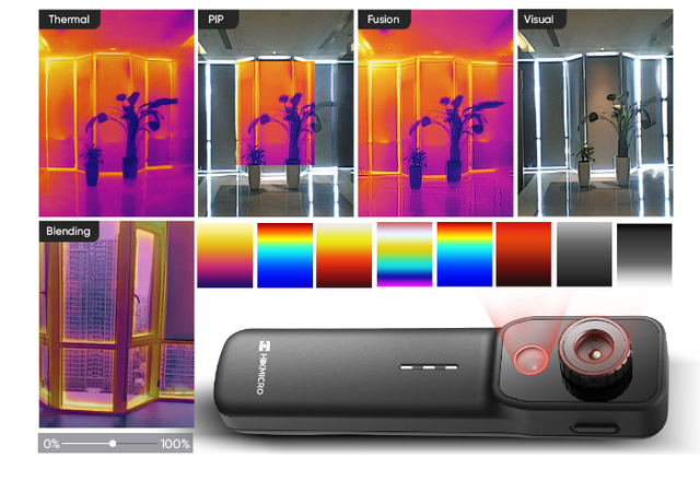 Termografikamera Hikmicro MiniX 256x192 piksler, FoV 37.5°×50° 