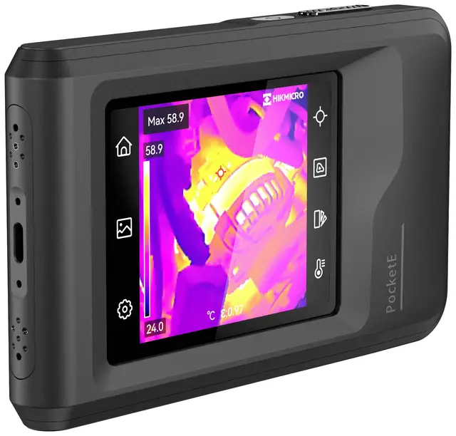 Termografikamera Hikmicro PocketE 96×96 piksler, FoV 50 x 37,3° 