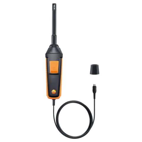 H&#248;y-presisjons fukt/temp f&#248;ler (digital) med fast kabel