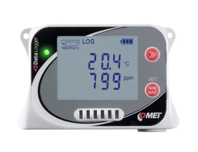 Comet datalogger Temp, RH, CO2 