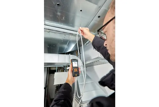Testo 440 DP Lufthastighet & inneklima m/diff trykk 