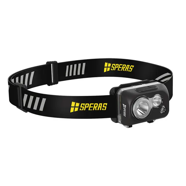 Speras B7 hode / arbeidslykt 600lm / 92 meter kastelengde 