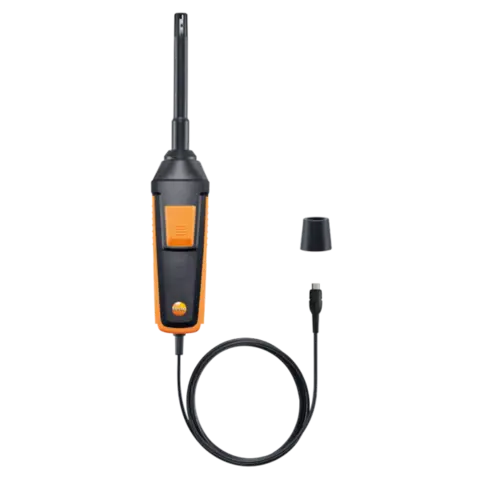Fukt/temp f&#248;ler (digital) - med fast kabel