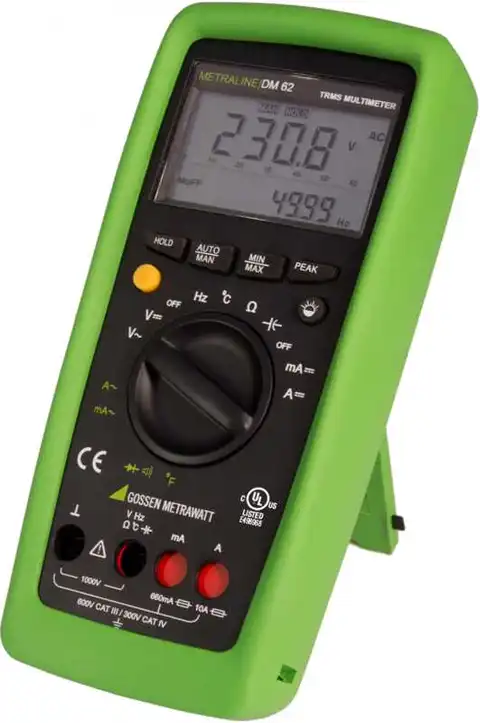 Gossen Metrawatt METRALINE DM62 TRMS Multimeter for krevende oppgaver 