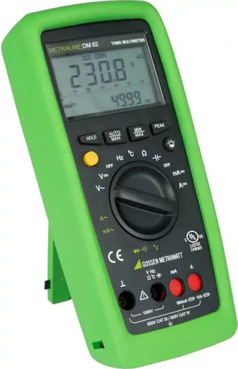 Gossen Metrawatt METRALINE DM62 TRMS Multimeter for krevende oppgaver 