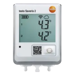 Testo Saveris 2-T2-temperaturdatalogger 2-kanals WiFi for 2 eksterne NTC-f&#248;lere