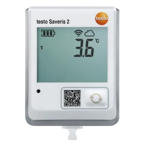 Testo Saveris 2-T1 temperaturdatalogger Trådløs med display og intern NTC-føler 