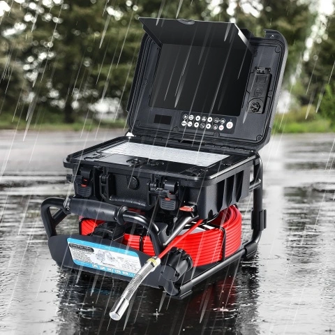 Inspeksjonskamera 23mm Tykk fjør 10¨ Selv-nivellering & 512Hz Vanntett 