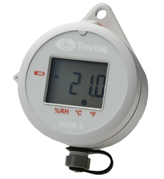 Tinytag View 2, Temp/Rh gr&#229; Temperatur- og relativ fuktighetslogger