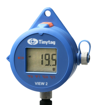 Tinytag View 2 ekstern og intern temperatur 