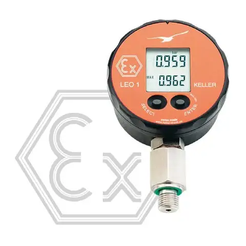 Keller LEO1 Ei Ex-godkjent digitalt manometer (3 bar) 