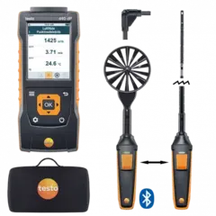 Testo 440 DP Luftmengde Kombisett 1 med Bluetooth